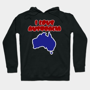 Australia Day - I Love Australia Hoodie